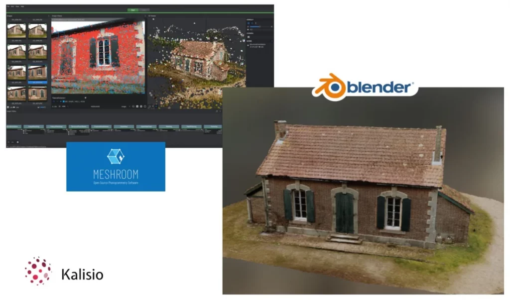 Reconstruction 3D de la maison forestière des Allasins