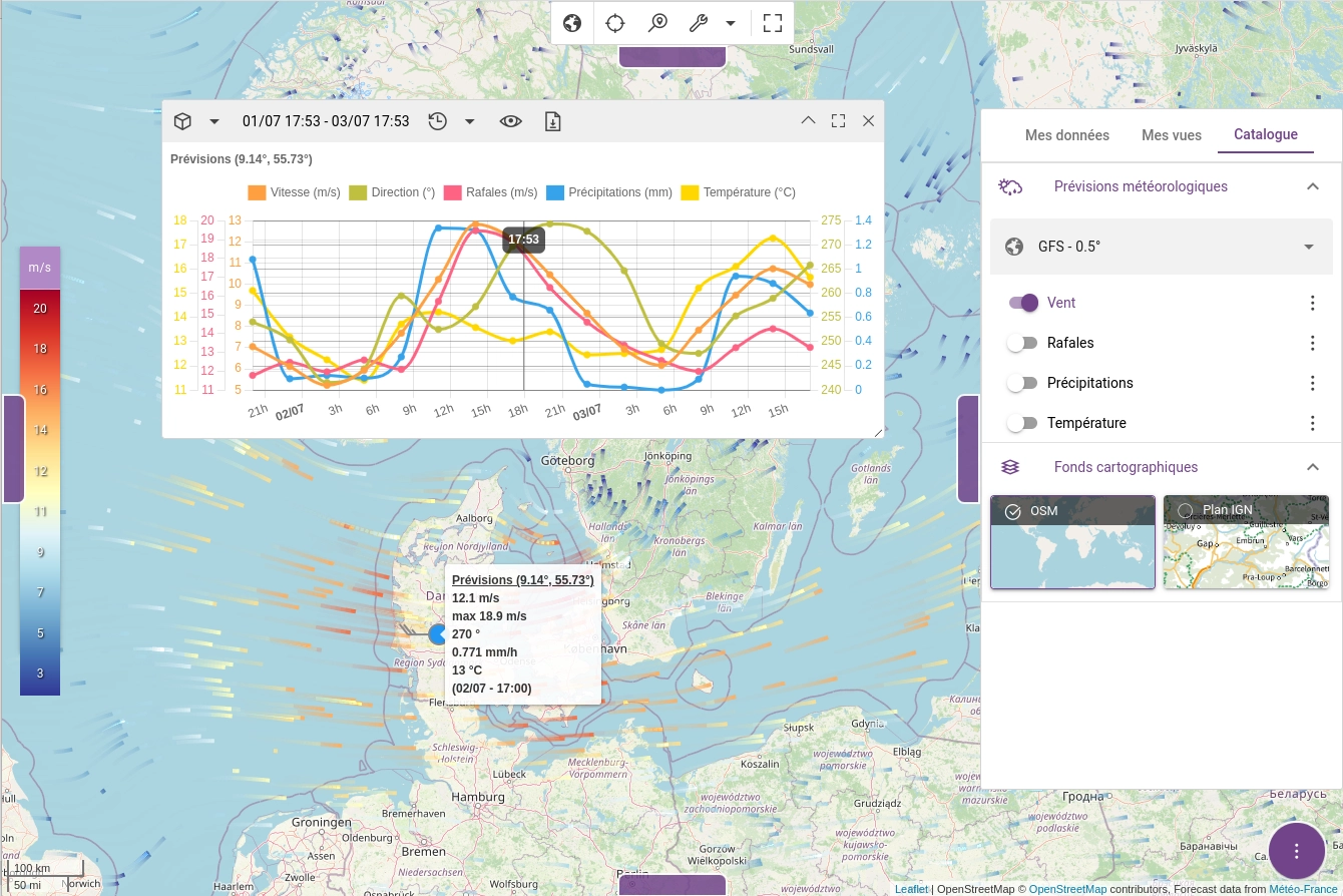 Screenshot nouveauté de l'écosysteme technologique des projets de Kalisio