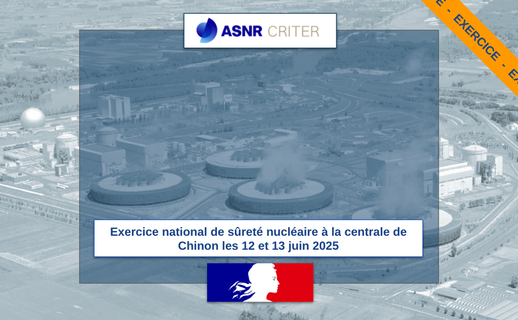 Exercice de crise nucléaire à Chinon