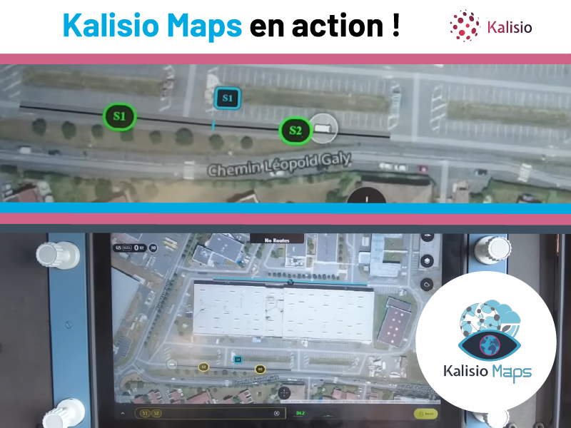 kalisio maps en action avec Airbusupnext